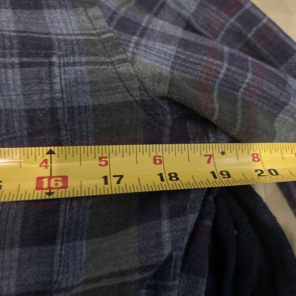 J Crew Shirt Mens Slim Fit Homespun Blue Red Plaid Long Sleeve Button Down Sz S - Picture 7 of 7